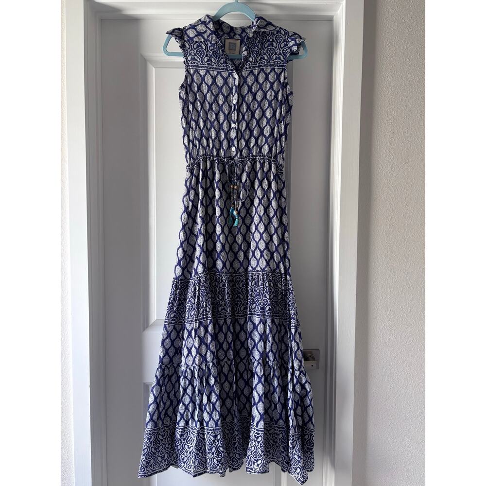 Bell By Alicia Bell Annabelle Maxi Dress Silk and Cotton Size XS Boho Beachy